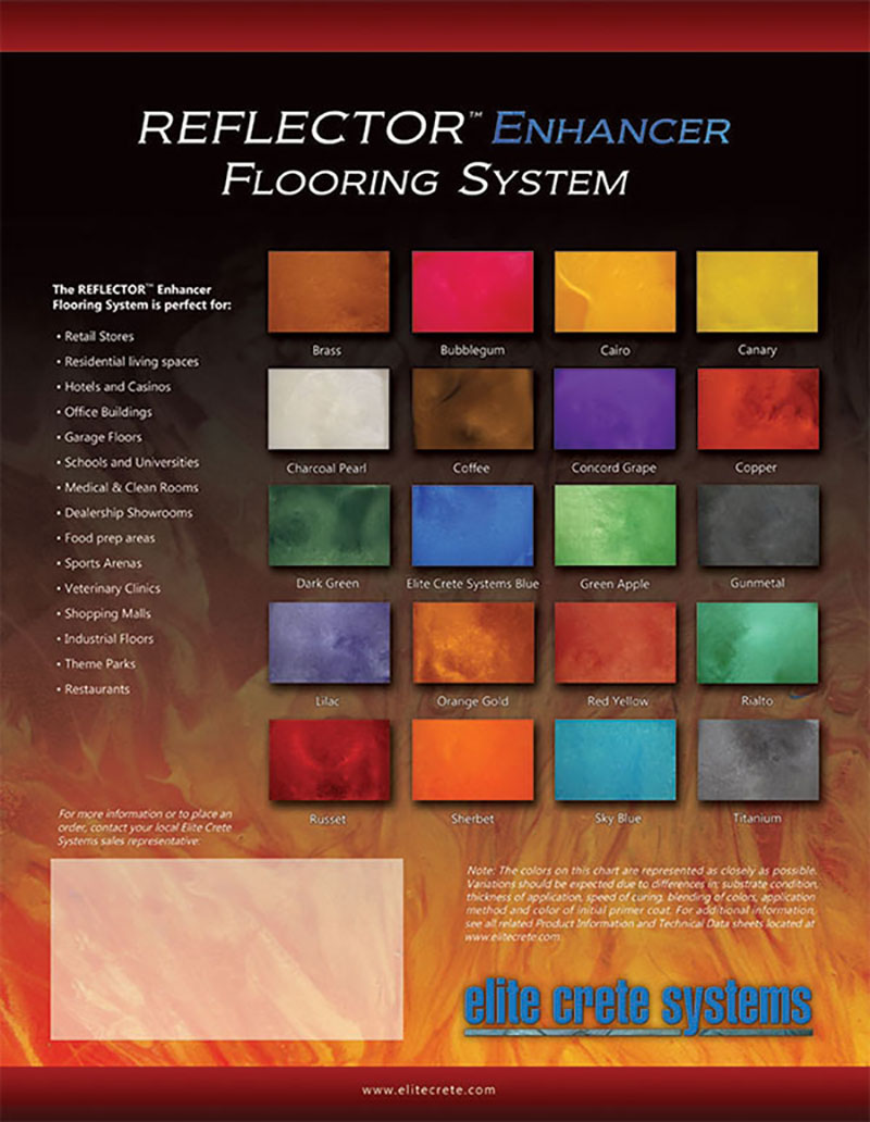 Flooring Reflector Enhancer Sample in Jacksonville & St. Augustine, FL