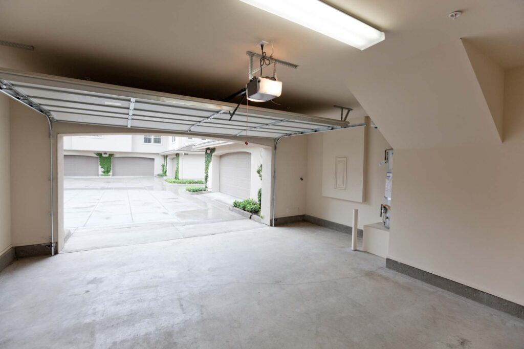 An empty garage with an open view in St. Augustine, FL